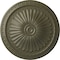 Ekena Millwork Alexa Ceiling Medallion (Fits Canopies up to 3"), Hand-Painted Painted Turtle, 15"OD x 1 3/4"P CM14AXPTF - alternate 1